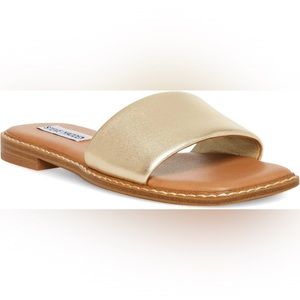 Steve Madden Sandra gold leather sandal size 7.5